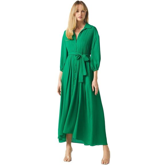 MISA LOS ANGELES Maxi -ELISE DRESS Kelly Green-M - Picture 1 of 16